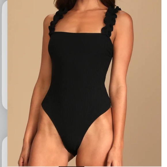 Lulus black bodysuit - Picture 1 of 5